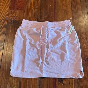 Daily Ritual Light Pink Mini Skirt NWT